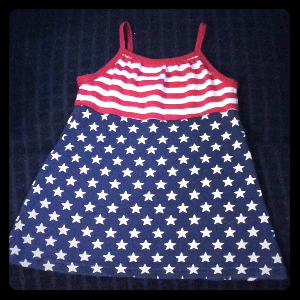 💜 4/$16 NWOT 12-18 MONTHS AMERICAN FLAG DRESS